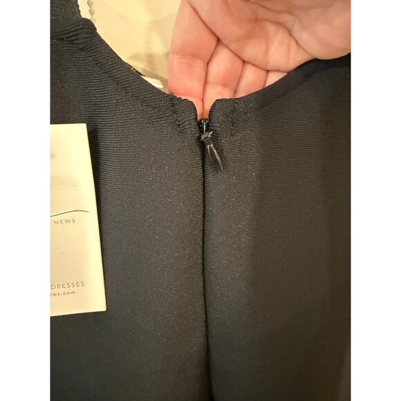 NWT Mew Mews Finbar Patchwork Lace Bandage Bodycon Dress Black Women's Small - Picture 8 of 15